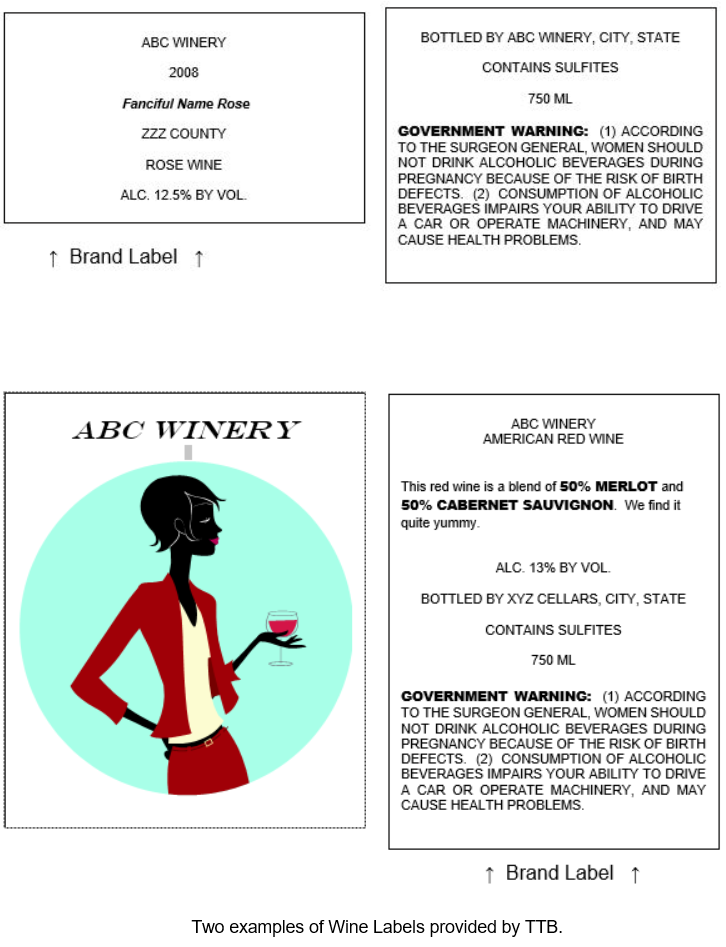 TTB Wine Label